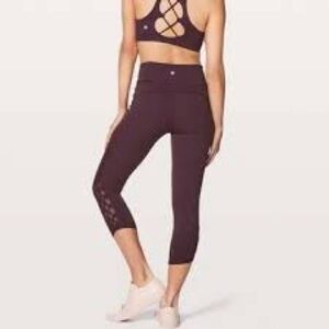 lululemon athletica Dark Purple Leggings tide to it 4